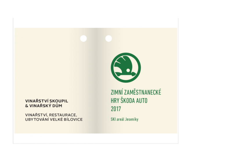 Visačka s logem Vaši firmy