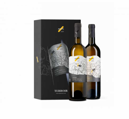 Dárkové balení 2 lahví TERROIR (Chardonnay, Veltlínské zelené)